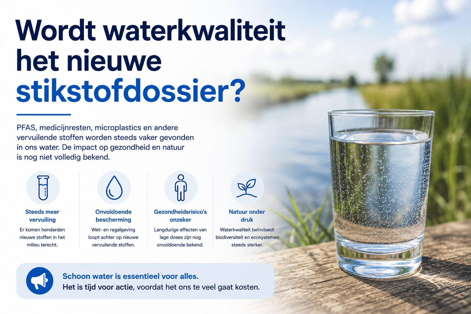 Wordt waterkwaliteit het nieuwe stikstofdossier?