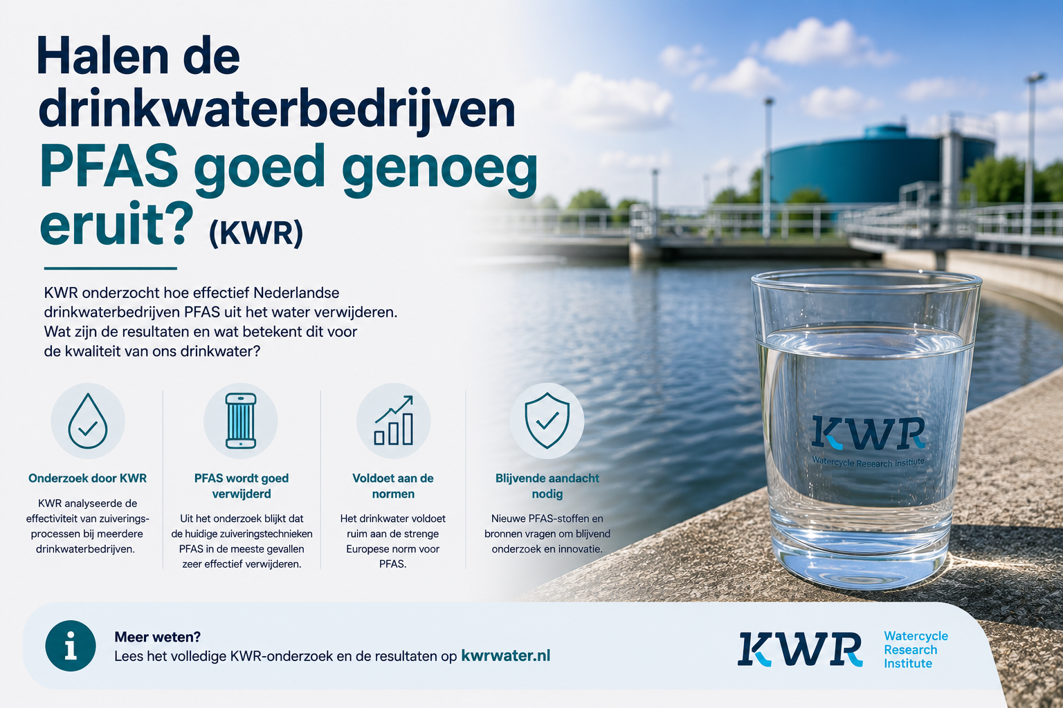 Halen de drinkwaterbedrijven PFAS goed genoeg eruit?