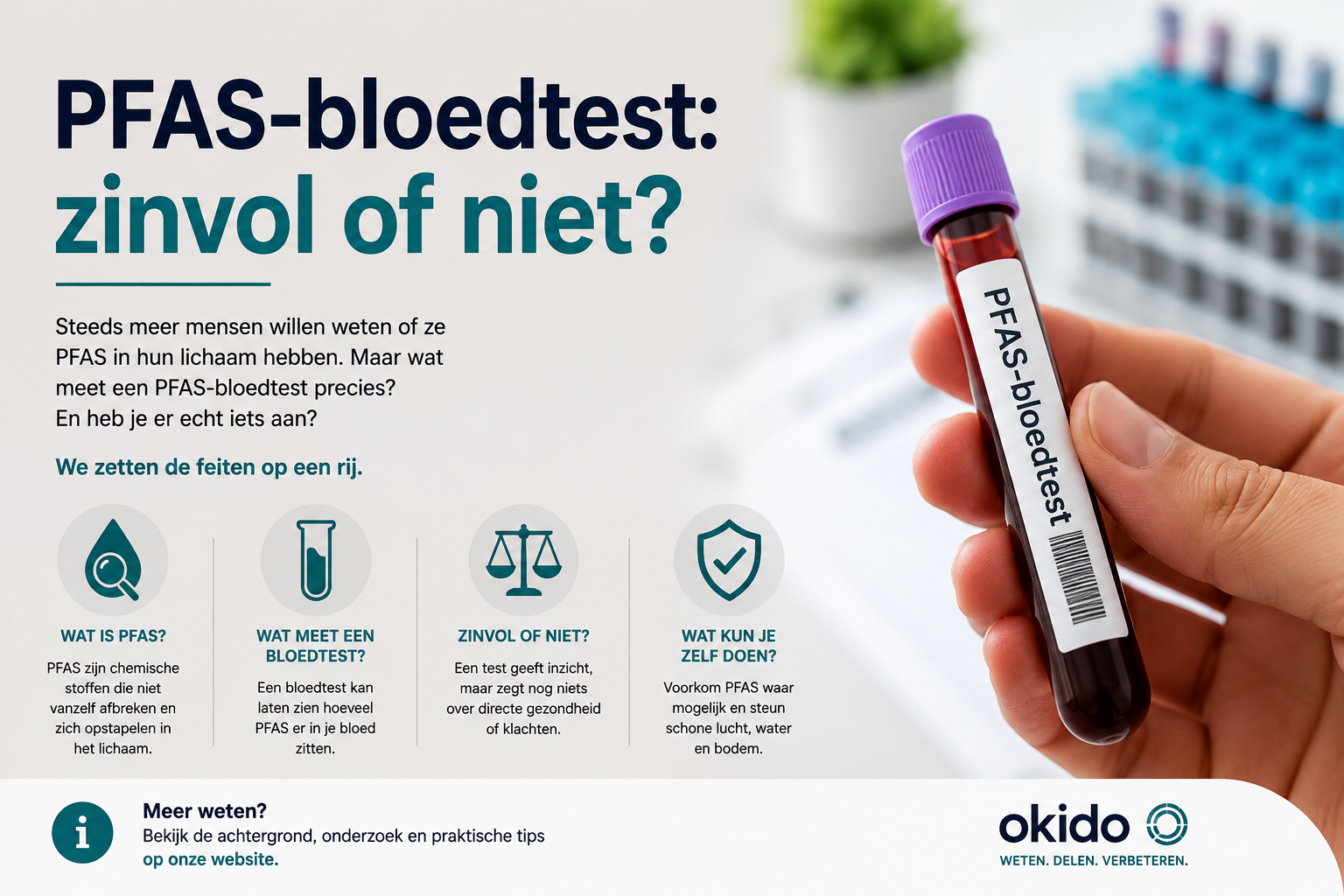 PFAS-bloedtest: zinvol of niet? Het eerlijke verhaal