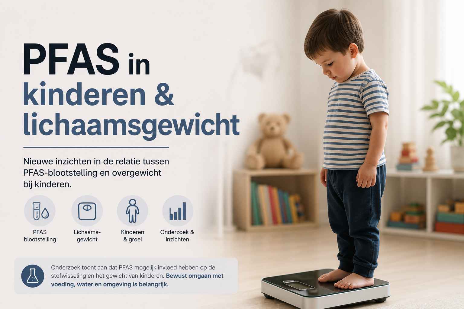 PFAS en je gezin: waarom lichaamsgewicht alles uitmaakt
