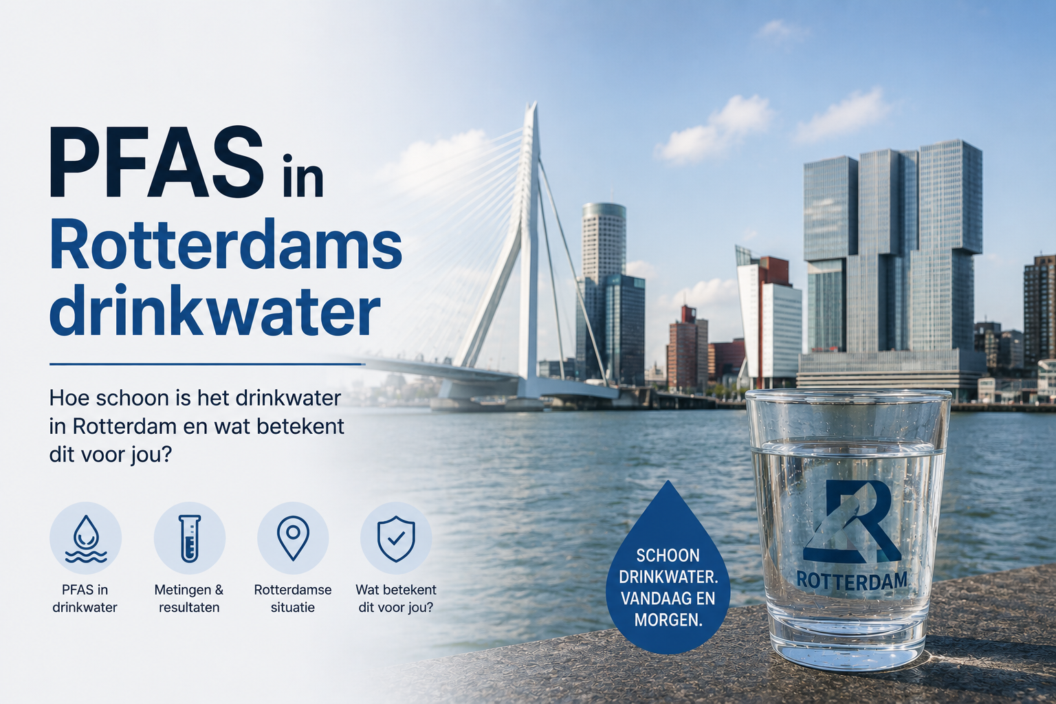 Zit er PFAS in het drinkwater van Rotterdam?