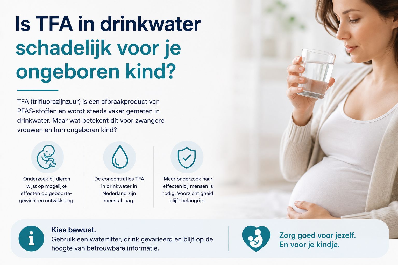 Is TFA in drinkwater schadelijk voor je ongeboren kind?