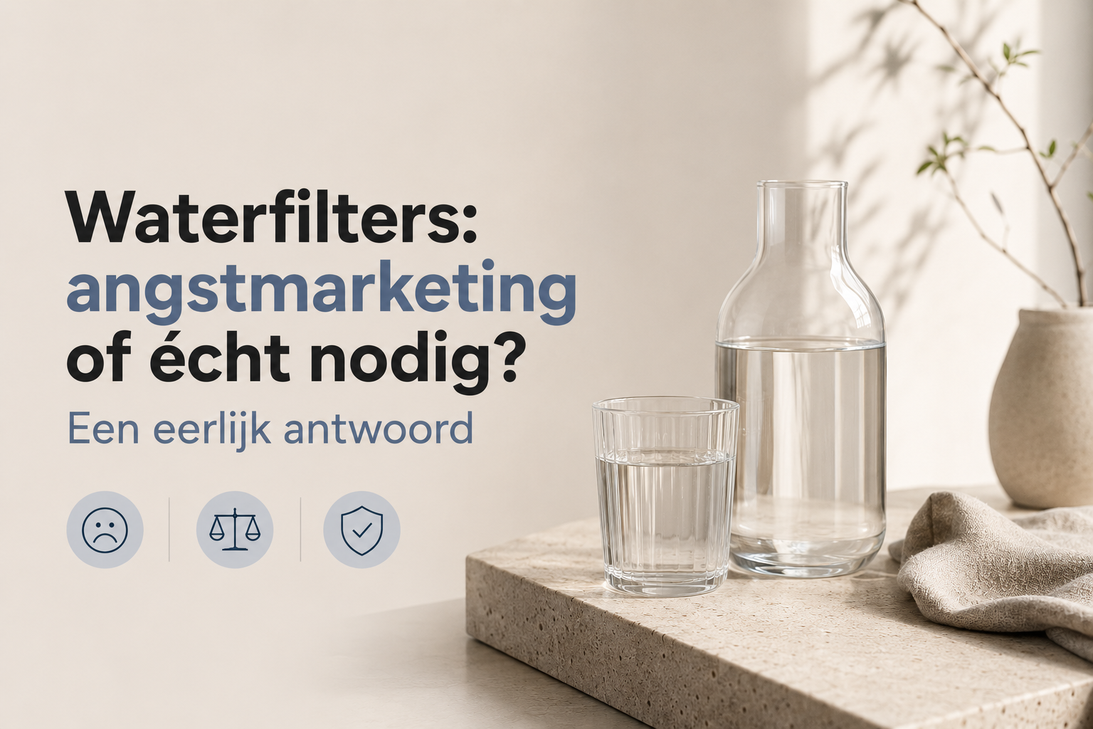 Waterfilters: angstmarketing of écht nodig? Een eerlijk antwoord