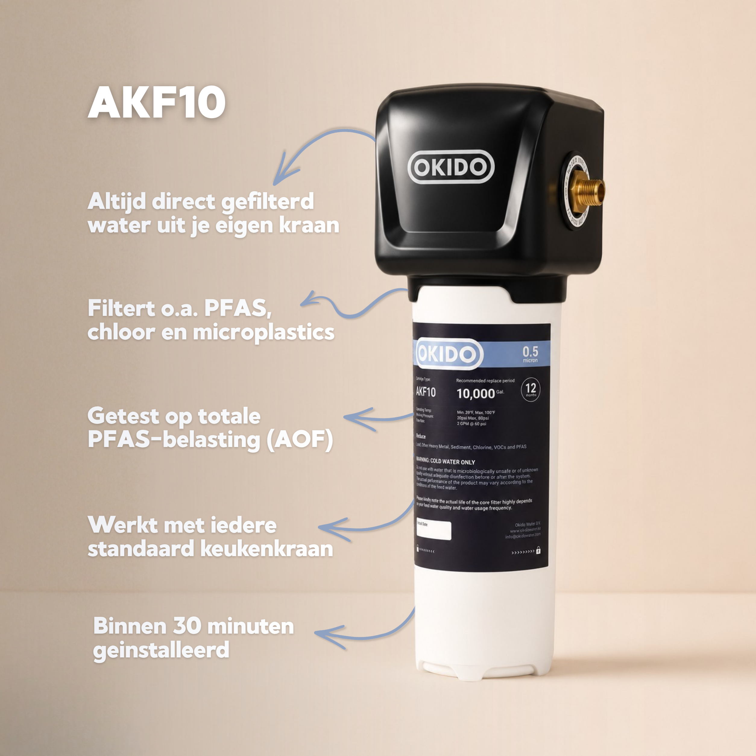 AKF10 PFAS-waterfilter