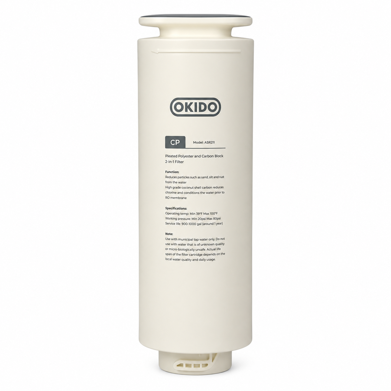 OKIDO CP Voorfilter – Vervangingsfilter voor RO600