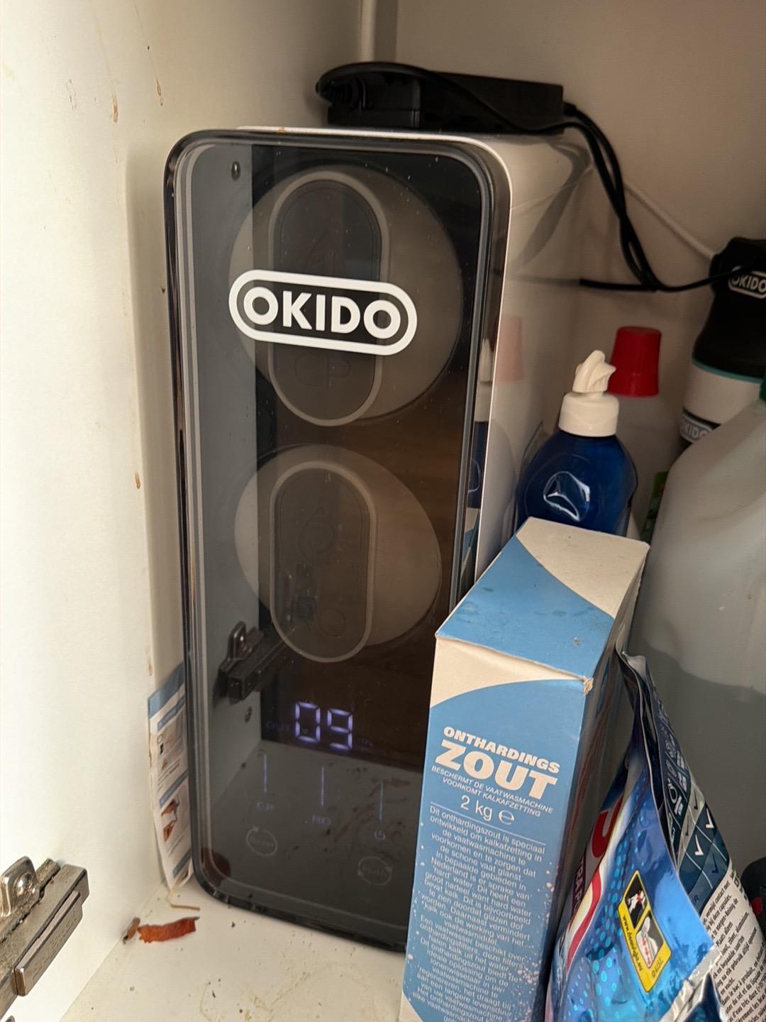 OKIDO waterfiltersysteem onder de gootsteen, klantfoto